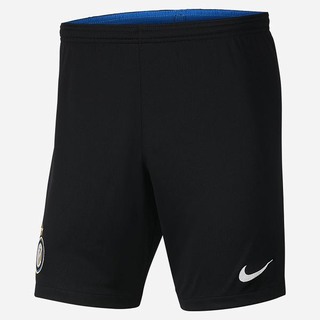 Pantaloni Scurti Nike Inter Milan 2019/20 Stadium Home/Away Football Barbati Negrii Albi | RFJO-0213